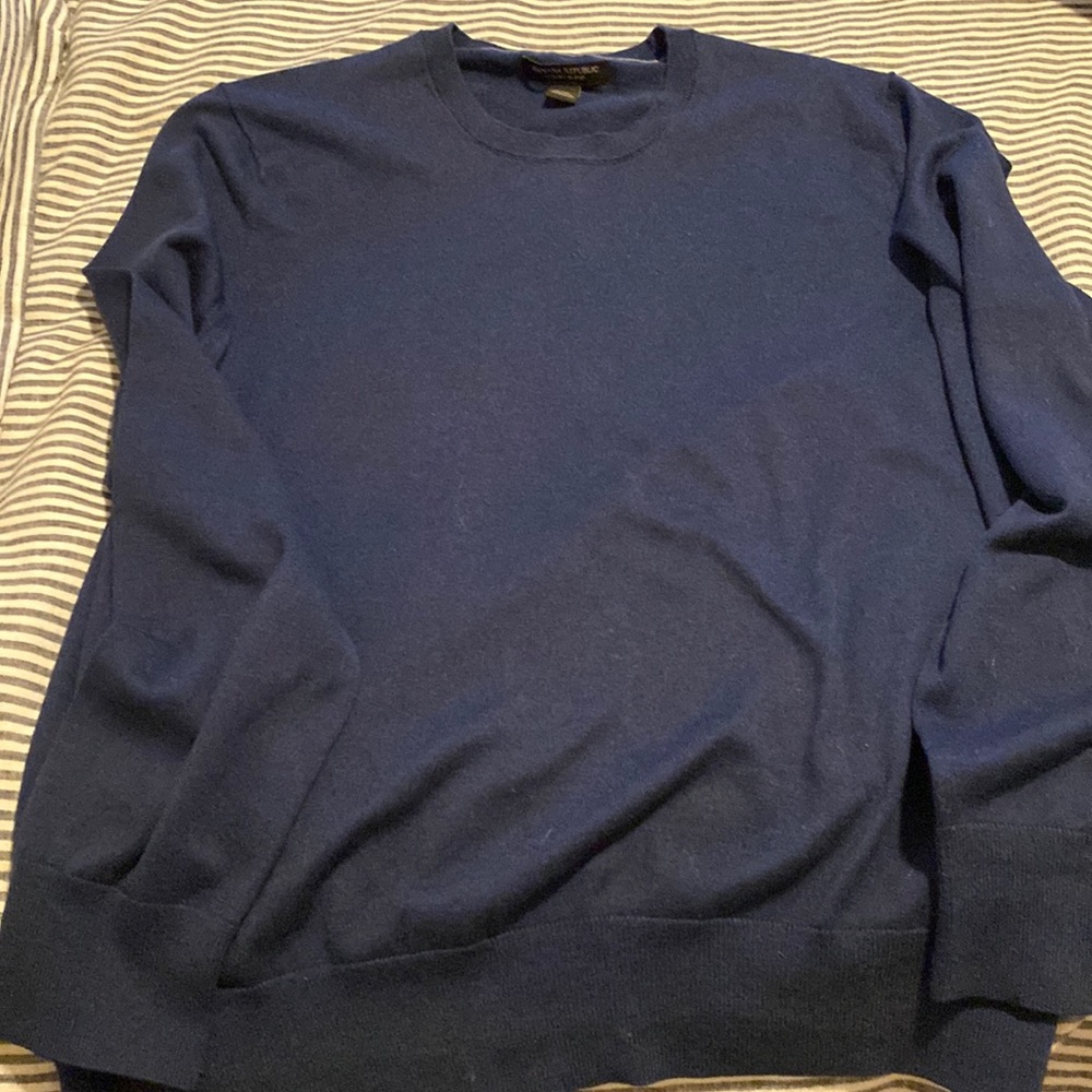 Men’s silk/cotton/cashmere sweater